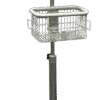 Edan Center Pole Trolley (Roll stand) with Basket and Locking Casters