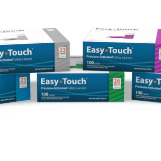 EasyTouch Pressure-Activated Safety Lancets